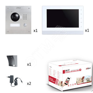 Комлект видеодомофона IP (DHI-VTK-VTO2000A-VTH1550CH(S)) - Dahua