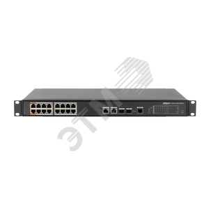 Коммутатор управляемый L2 16 портов  Combo10 100 1000 Мб/с PoE 240Вт - Dahua
