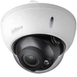 Видеокамера IP Купольная антивандальная 4MP,,1/3`` CMOS, вариофокальный объектив 2,7-13,5мм, Дальность ИК30м (DH-IPC-HDBW2431RP-VFS) - Dahua