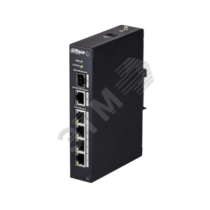 Коммутатор неуправляемый промышленный 6 портов RJ45/SFP 10 100 1000 Мб/с - Dahua
