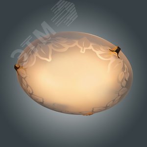 Светильник Симфония 400 НПБ 06-3х60 М65 матовый белый клипсы золото ИУ - фото 5