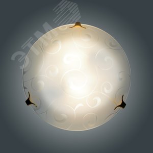 Светильник НПБ-01-2х60-139 М16 Морокко 300 матовый белый /клипсы золото индивидуальная упаковка - фото 6