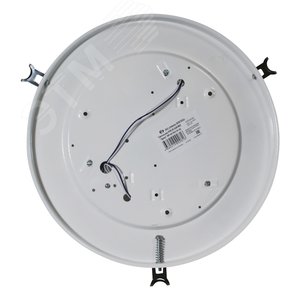 Светильник НПБ 06-3х60 М65 Эрика 400 матовый белый/клипсы хром ИУ 4