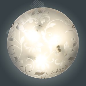 Светильник НПБ 06-3х60 М65 Эрика 400 матовый белый/клипсы хром ИУ 5