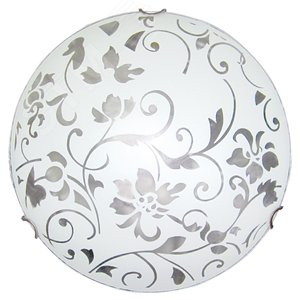 Светильник НПБ 06-3х60 М65 Эрика 400 матовый белый/клипсы хром ИУ