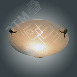 Светильник НПБ 01-60-130 М15 Оазис 250 матовый белый/клипсы золото ИУ - фото 5