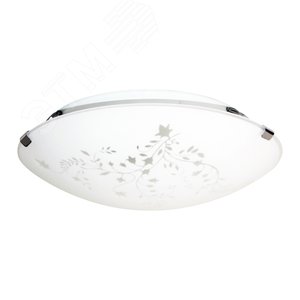 Светильник Нежность 250 НПБ 01-60-130 М15 матовый белый клипсы штамп металлик ИУ 3