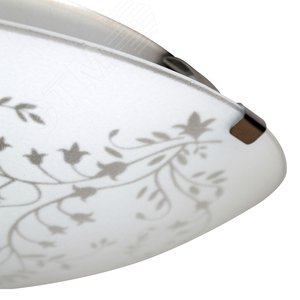Светильник НББ-21-60 М19 Нежность 300/2 матовый белый клипсы штамп металлик индивидуальная упаковка - фото 4