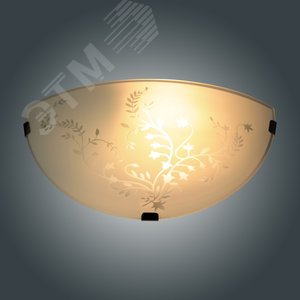 Светильник НББ-21-60 М19 Нежность 300/2 матовый белый клипсы штамп металлик индивидуальная упаковка - фото 6