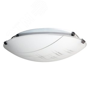 Светильник НПБ-01-60-130 М15 Элегант 250 матовый белый/клипсы штамп металлик индивидуальная упаковка 4