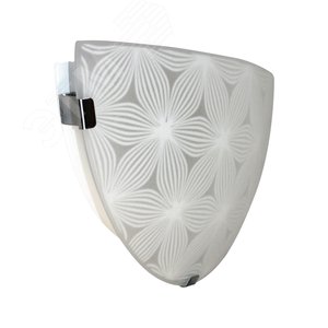 Светильник Васильки3002 НББ 21-60 М19 матовый белый клипсы штамп металлик ИУ 2