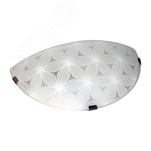 Светильник Васильки3002 НББ 21-60 М19 матовый белый клипсы штамп металлик ИУ 3