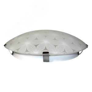 Светильник Васильки3002 НББ 21-60 М19 матовый белый клипсы штамп металлик ИУ 4