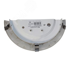 Светильник Васильки3002 НББ 21-60 М19 матовый белый клипсы штамп металлик ИУ 5