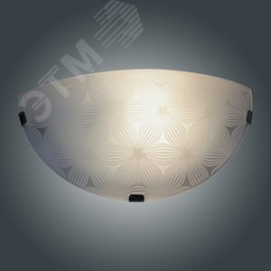 Светильник Васильки3002 НББ 21-60 М19 матовый белый клипсы штамп металлик ИУ 6