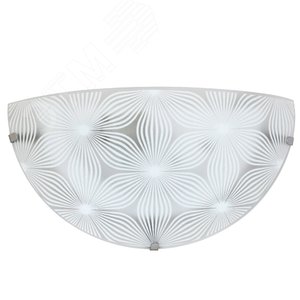 Светильник Васильки3002 НББ 21-60 М19 матовый белый клипсы штамп металлик ИУ