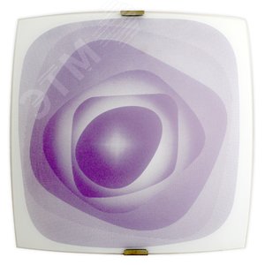 Светильник Колорика Хелен 300х300 НПБ 09-60-003 М83 мат. бел.-сирен.кл.штамп металлик ИУ (1005209271)