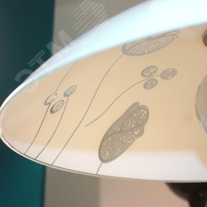 Светильник Колорика Феличи 410 НСБ 72-60 М51 матовый белый-кристал, белый сосна ИУ 3