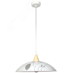 Светильник Колорика Феличи 410 НСБ 72-60 М51 матовый белый-кристал, белый сосна ИУ