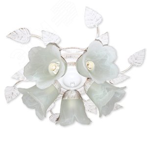 Светильник Корзина 151 бел.зол (Плафон 62333) НПБ 01-5х60-101 Е14 ИУ