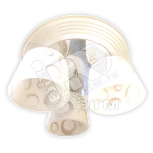 НПБ 01-3х60-108 Сатурн 1312 бел. (Плафон 00009)  ИУ - Элетех