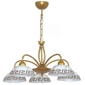 Светильник Лорена 151 (Плафон 00014) зол НСБ 01-5х60-115 Е27 ИУ