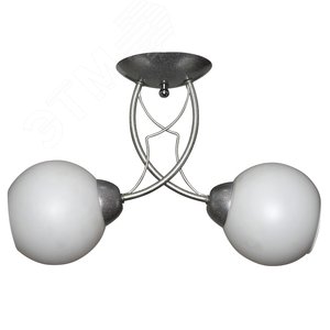 Милана 121 мат.хром (Плафон 05055) НСБ 01-2х60-106 Е27 ИУ