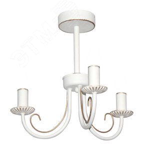 Светильник Рустика 133 белый патина НСБ 01-3х60-144 Е14 ИУ