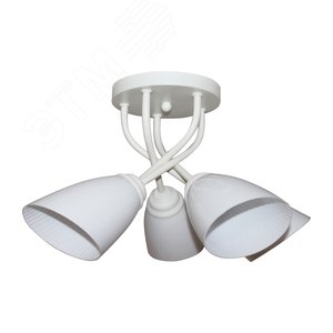 Светильник Вита 151 бел. (плафон П0475) НПБ 01-5х60-133 Е27 ИУ - Элетех