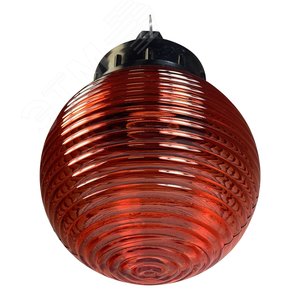 Светильник НСП-03-60-001 сигнальный красный (Кольца) IP54 (1005550112) - фото 2