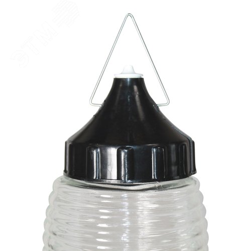 Светильник НСП-03-60-002 Конус прозрачный/основание черное IP65 2