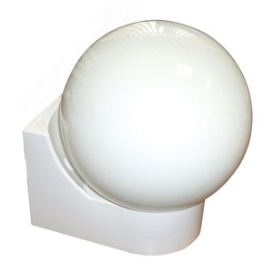 Светильник Шар 150 НББ 64-60-094 опал корпус угловой белый ИУ - Элетех