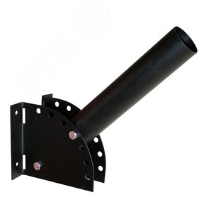 Кронштейн КР-3 LED (до 60 кг, крепление на столб  стальной лентой) черн (1030400028) - Элетех
