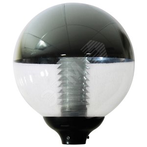 Шар ДТУ 400 Б СПЕЦСВЕТ 03-030-401 проз.зерк. пмма IP44 (30Вт 6500К) / корпус Б175 черный с ПК раст - Элетех
