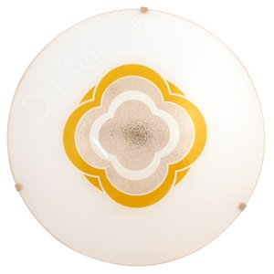Колорика Клевер 300 LED 24 M02 мат.бел.-желт.-кристал./кл.штамп металлик (300х80, 24Вт 6000К) ИУ С - Элетех