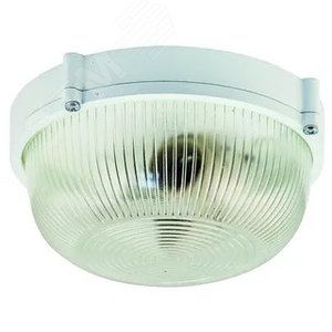 Светильник НПП-03-60-013 IP65 Банник 1301 Круг    малый белый (1005500914) - Элетех