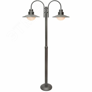 Светильник напольный Сад-1 2-р. Графит