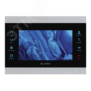 Видеодомофон цветной SLINEX Silver+Black (SL-07IPHD S+Bl) - SLINEX