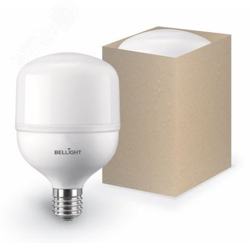 Лампа светодиодная LED 80Вт 80W E27 4000К Т140 - фото 2