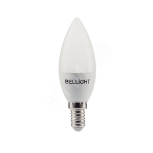 Лампа светодиодная LED 7Вт E14 4000K свеча 220В BELLIGHT - BELLIGHT