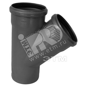 Тройник двухраструбный 45 град. 110х110 (508025) - SINIKON