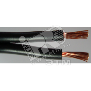 Кабель акустический TLYp/MFR2x0.35 черный - ЕКС