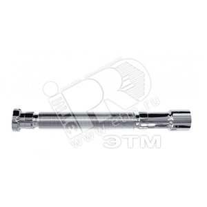 Труба гибкая 1‘1/4x32/40 хромированная с гайкой A-131 (022089) - Jimten