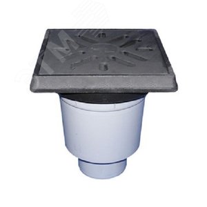 Трап дворовый HL606.1W/5 DN 160 вертикальный выпуск с гидрозатвором, максимальная нагрузка 15 тонн (HL606.1W/5) - HL