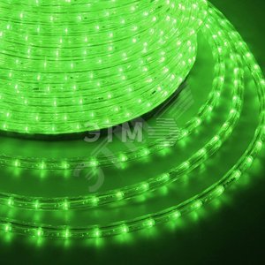 Дюралайт LED, постоянное свечение 2W - зеленый Эконом 24 LED/м, 100 м - NEON-NIGHT