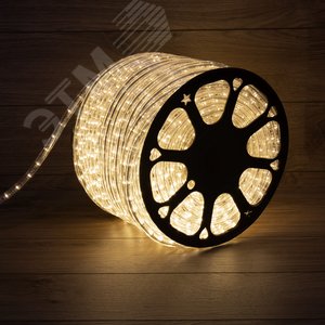Дюралайт LED, постоянное свечение 2W  тёплый белы й, 36 LED/м, 100 м - NEON-NIGHT
