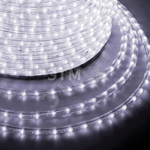 Дюралайт LED, свечение с динамикой 3W - белый Эконом 24 LED/м, 100 м - NEON-NIGHT