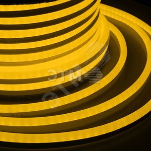 Гибкий Неон LED SMD, жёлтый, 120 LED/м, бухта 50м | 131-051 | NEON-NIGHT