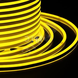 Гибкий Неон LED SMD, компактный 7х12мм, двухсторонний, жёлтый, 120 LED/м, бухта 100м