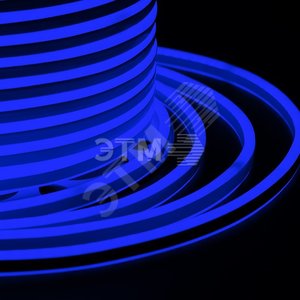 Гибкий Неон LED SMD, компактный 7х12мм, двухсторонний, синий, 120 LED/м, бухта 100м - NEON-NIGHT